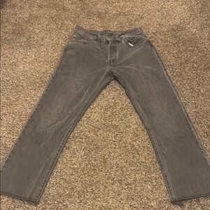 Levi's Gray Straight Leg Jeans Classic Style